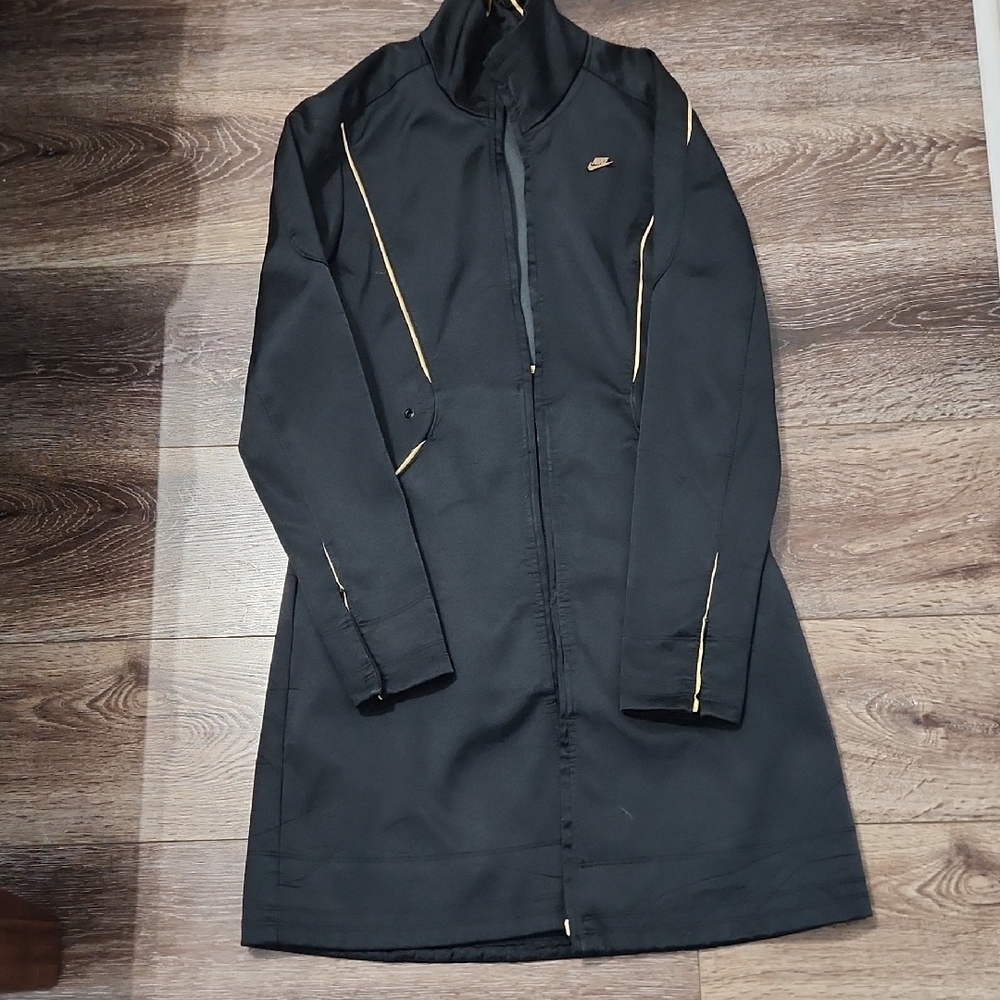 Black Jacket with Gold Accents